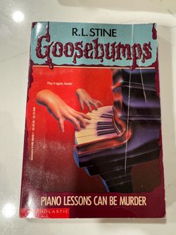 R.L. Stine Goosebumps #13 Piano Lessons Can Be Murder True 1st Printing | November 1993 | Apple Paperback