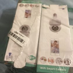 Wi-Fi Smart Light Bulb Cameras