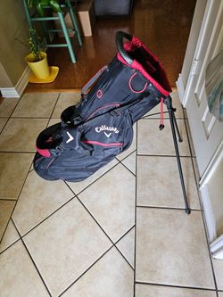 EXCELLENT CONDITION!" CALLAWAY HYPER LITE ZERO GOLF CLUB STAND/CARRY BAG