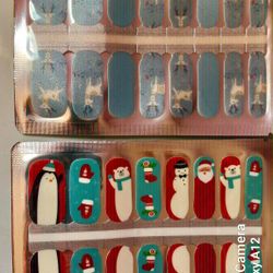 Winter Deer/Polar Christmas!FFBoutique Nail Polish Strips!Free Sample/Entries!