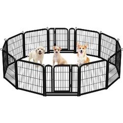 24″ Tall Dog Playpen Panels, 12 Panels Dog Playpen