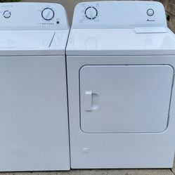 AMANA WASHER&GAS DRYER SET 