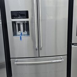 NEW REFRIGERATOR KITCHEN AID FRENCH DOOR  1 YEAR WARRANTY GARANTIA POR ESCRITO 