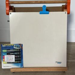 Portable Art Easel for Adults or Kids/ Kids Easel/ Tabletop Easel with FREE Paper Roll and FREE Pack of Markers in time for the Holiday