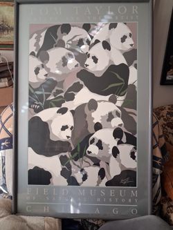 Large vintage 1984 field museum poster