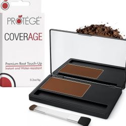 Root Touch Up Hair Color Powder For Women Hairline Concealer Medium Brown Sweat Resistant