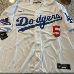 Dodgers Jersey World Series Freeman