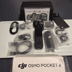 DJi Osmo Pocket 4 Creator Combo (16pc Bundle)