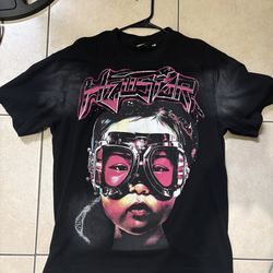 Pink Goggle girl Hellstar Shirt, Adult Meduim
