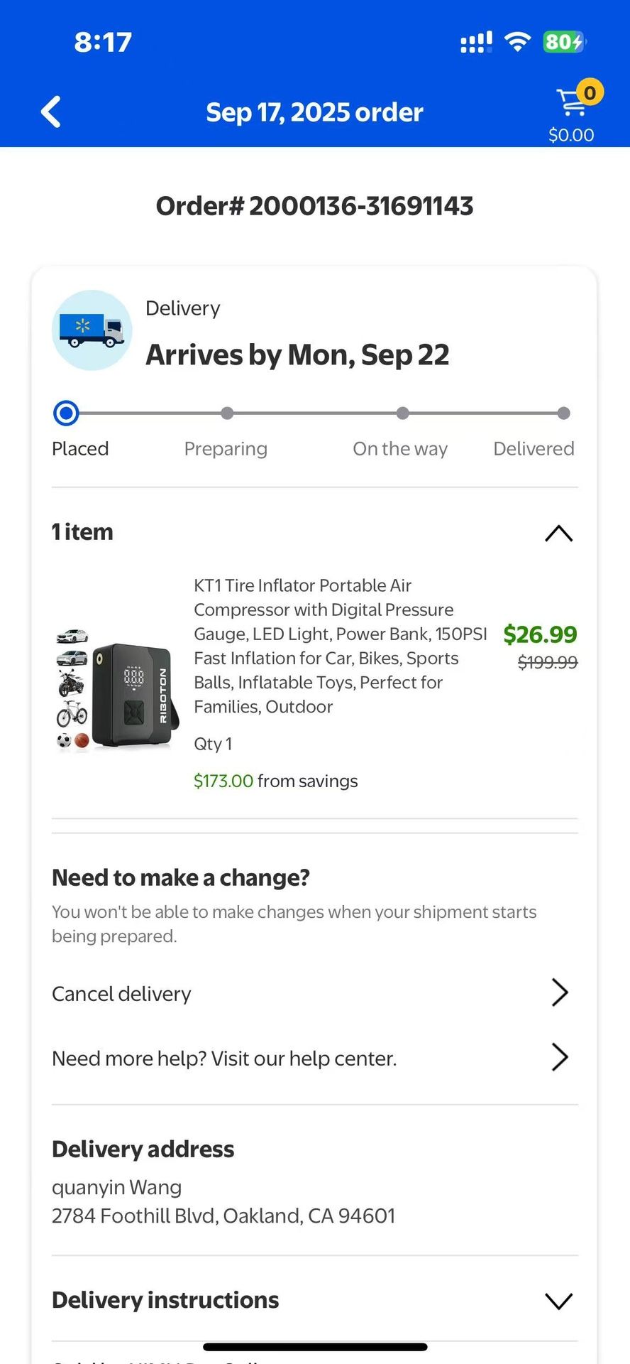 Wireless Inflatable Pump