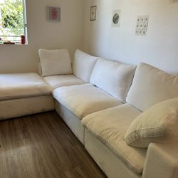 White Cloud Sectional Couch 