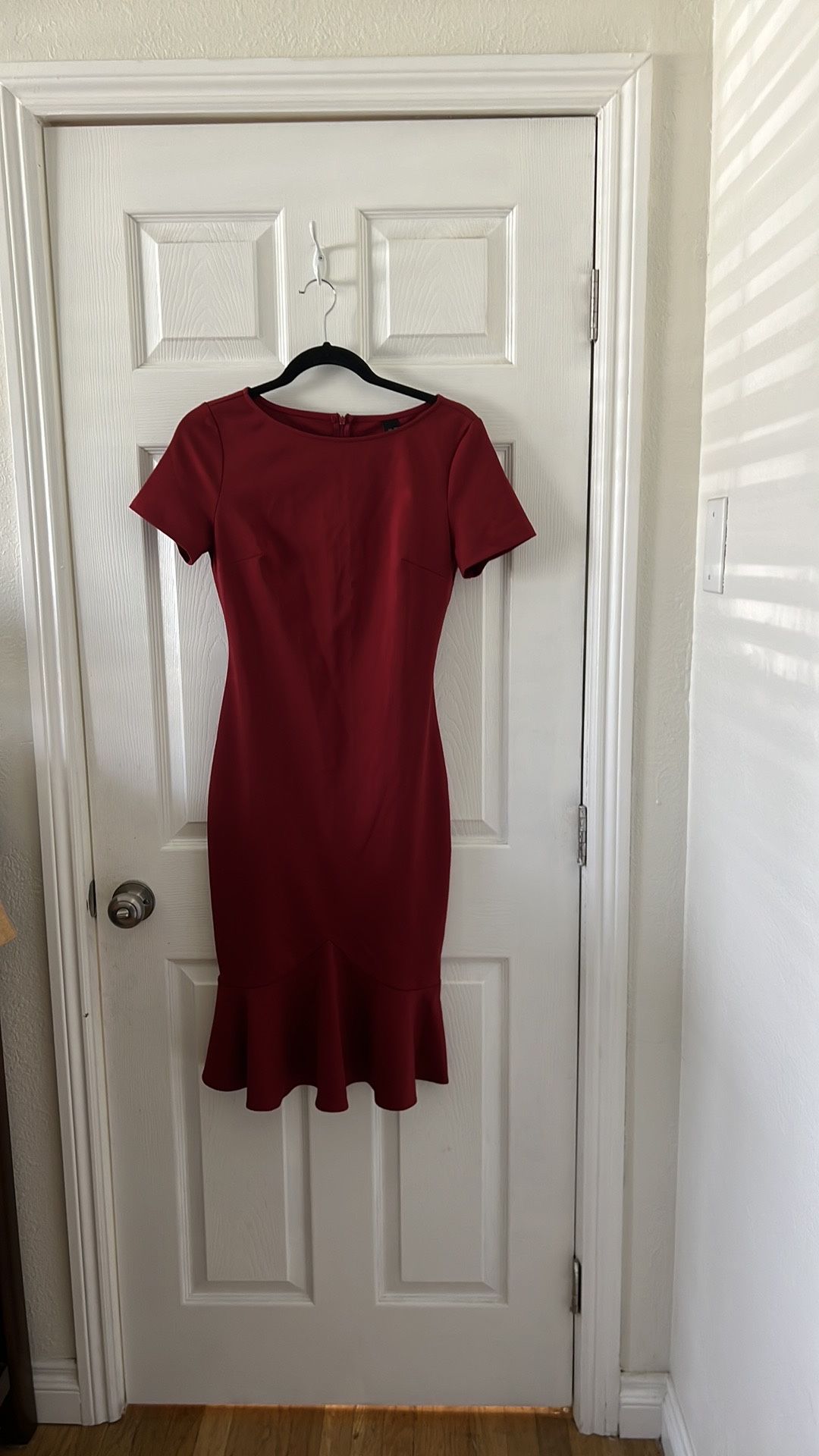 VFSHOW Womens Red Flattering Mermaid dress