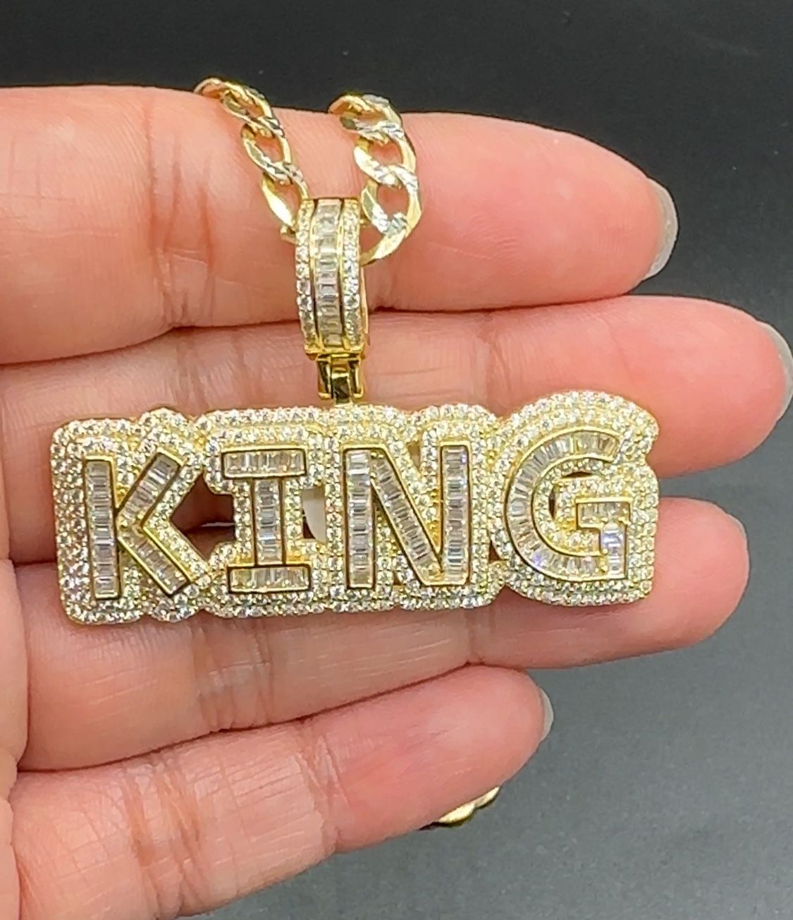 King 925 Gold Necklace 