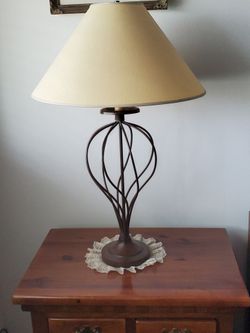 Metal Spiral Table Lamps -2- pick up Lake Murray area