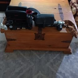 Camera .. Minolta with Extra Lenses & Cases & Accessories ..Etc... Barley Used