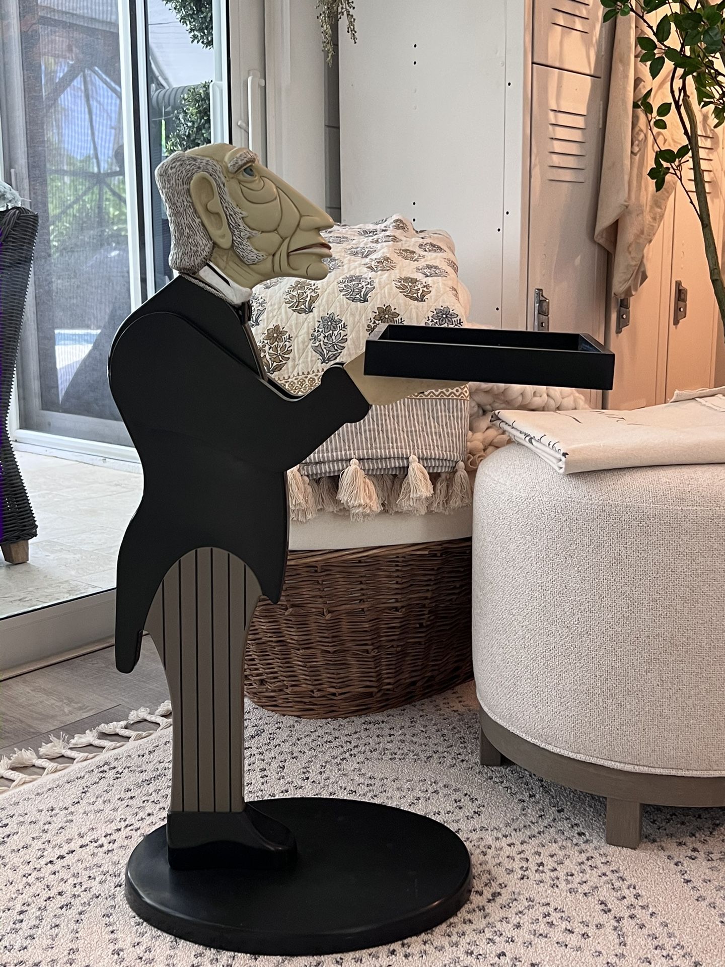 The Bombay Company James The Butler 32” Side Serving Tray