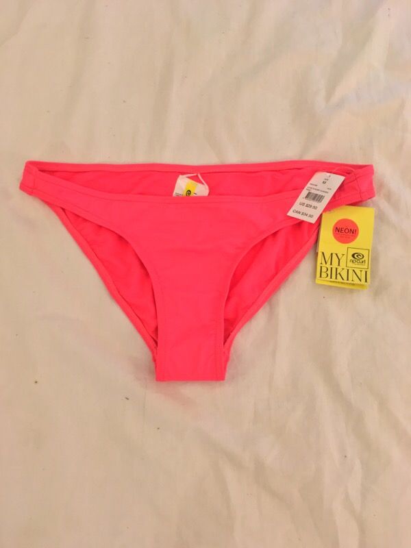 Rip curl neon bikini bottom size medium new with tags