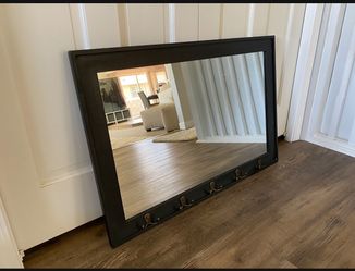 Hanging Mirror With Hooks 