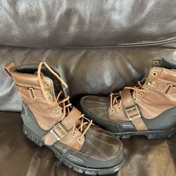 Mens Leather Polo brennan II Boots 