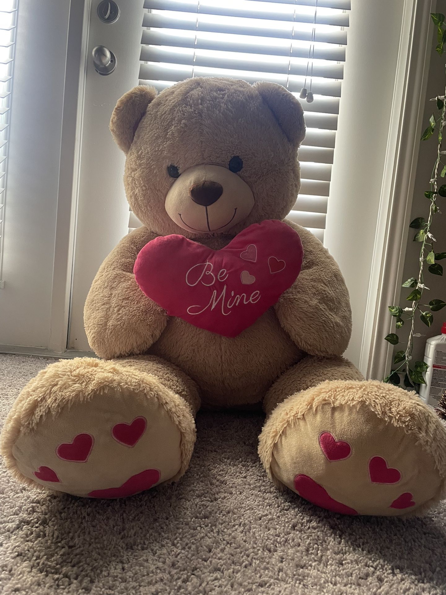 Jumbo “Be Mine” Valentine’s Love Fuzzy Teddy Bear