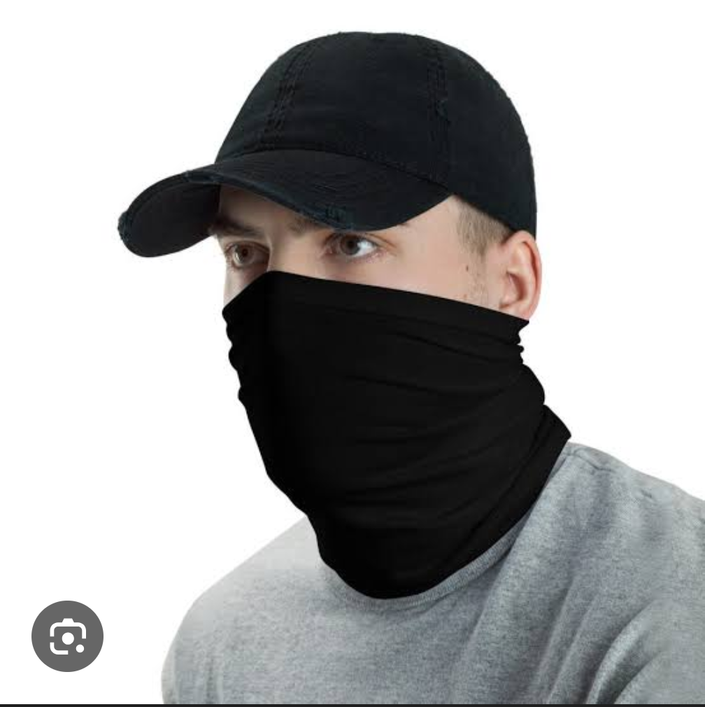 Black cloth face masks (free)