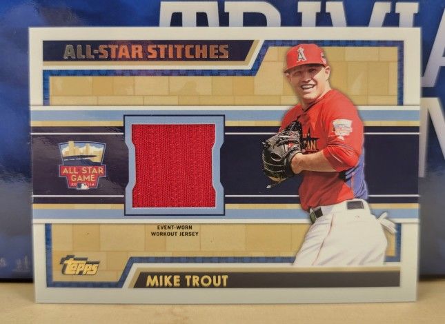 MIKE TROUT 2014 TOPPS ALL STAR GAME JERSEY RELIC 