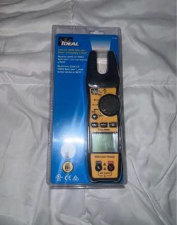 Ideal 200A AC TRMS Split-Jaw Clamp Meter