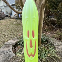 36” Slim Pumpkin Blow Mold-Vintage Halloween