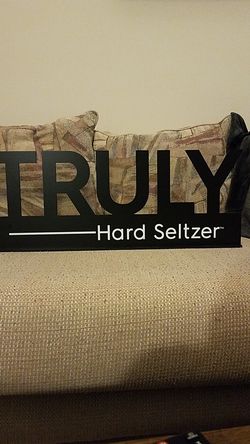 Truly Hard Seltzer Sign