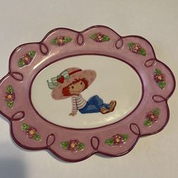 Strawberry shortcake oval plate