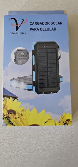 Brand New Solar Power Bank 20,000mAh – Rugged Portable Charger with Dual LED Flashlight
