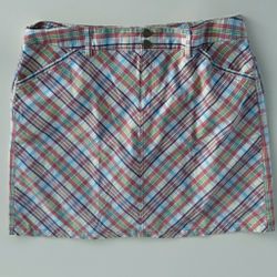Plaid Skort - Size 18