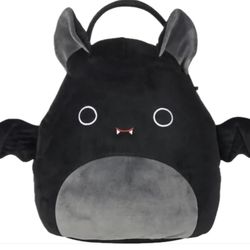 Halloween Squishmallows 16” Plush Treat Pail (Emily (Bat))