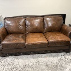 Leather Sofa, Loveseat and chair