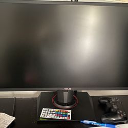 ASUS Monitor and Corsair RGB Keyboard