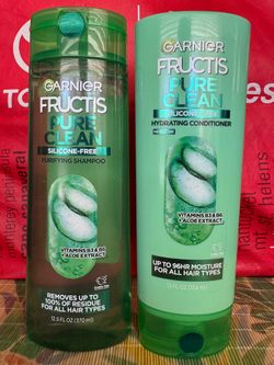 Garnier Fructis pure clean shampoo & conditioner