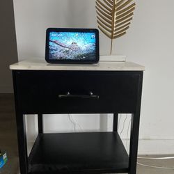 Marble Top End Table