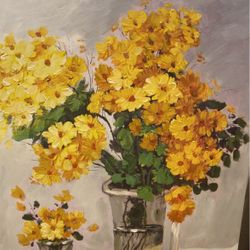 Yellow Green Floral 