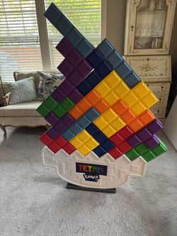 Tetris Tumble XL Game – Giant Retro Party , Kids & Game Room Decor