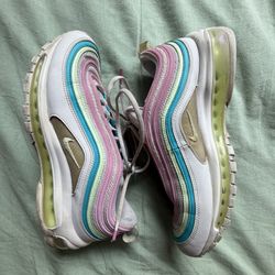 Nike Air Max 97 White Barely Volt - women's 11