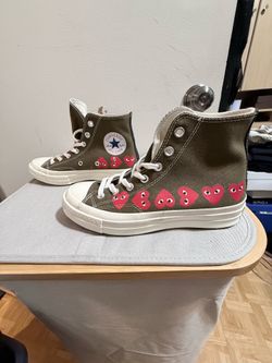 New Converse Commes Des Garçon High Top Sneakers