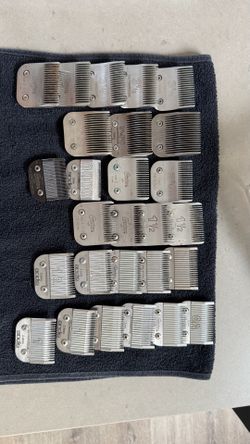 Andis and Oster interchangeable clipper blades