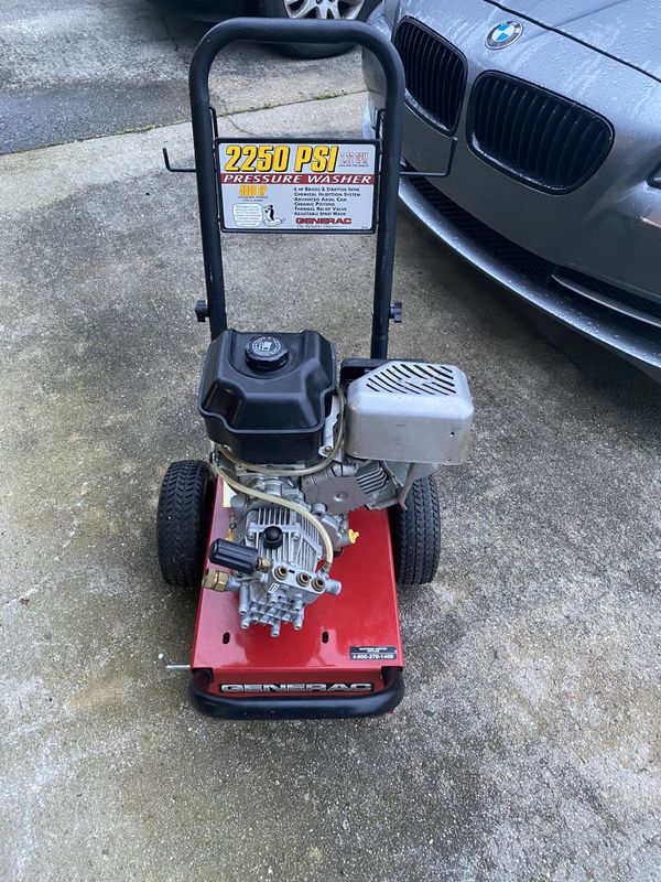 Generac 2250 psi pressure power washer needs maintenance for Sale in