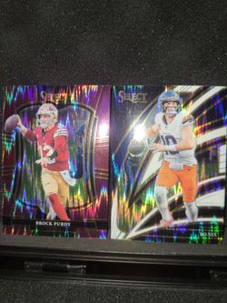 Bo nix and brock purdy select numbered cards