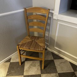Wood Wicker Desk Chair Accent Chair 