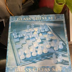 Glass Chess Set