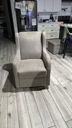 Rocking Chair With Storage Ottoman 