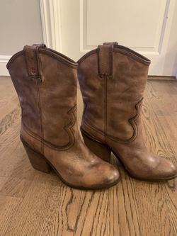 Lucky Brand Leather LL-Elle Boots w/  2-1/2-3” Heels - NEW 