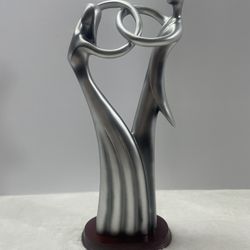 Abstract Figures Sculpture Modern Family Decor Art Husband Wife Marriage