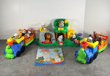 Fisher-Price Little People Zoo Playset with Trains